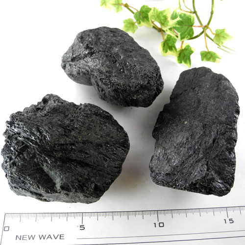 ブラックトルマリン 原石 塊 1個売り 300〜400g 産地 ブラジル black tourmaline 電気石 ショール 10月 誕生石 天然石 鉱物 AA3-4
