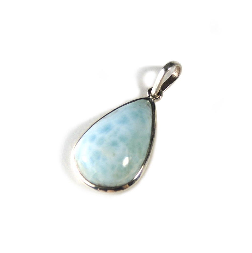 【クーポンで10%OFF】ラリマー ペンダントヘッド 金具 シルバー925 larimar pectolite ラリマール ペクトライト ソーダ珪灰石 ジュエリ..