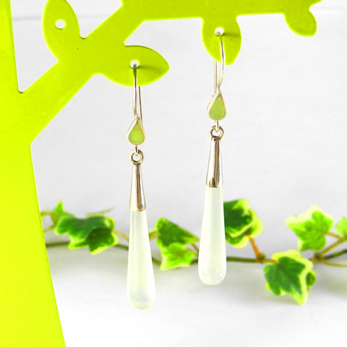 【クーポンで10%OFF】アゲート ピアス 金具 シルバー925 1点もの 現品撮影 RAP-1