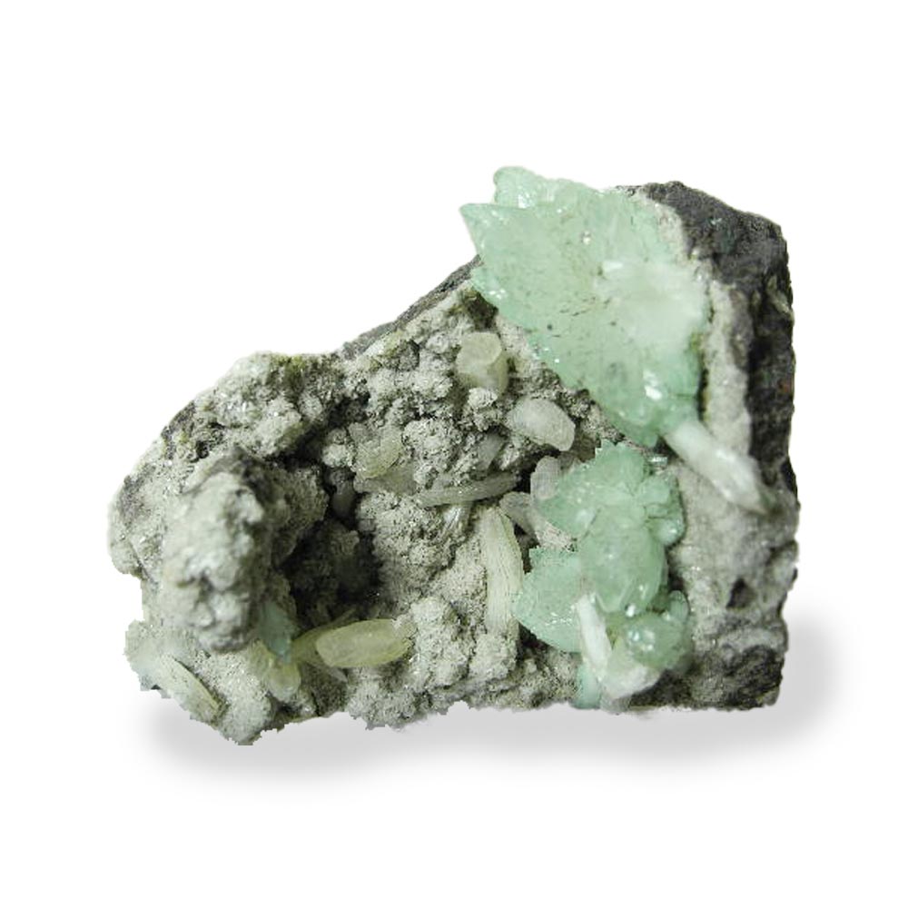 【クーポンで10%OFF】グリーン アポフィライト 原石 産地 インド apophyllite 魚眼石 天然石 鉱物 1点もの 現品撮影 BA-3