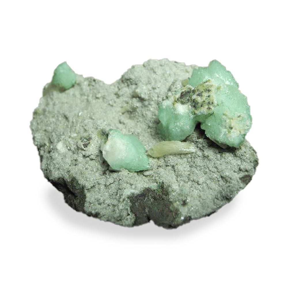 【クーポンで10%OFF】グリーン アポフィライト 原石 産地 インド apophyllite 魚眼石 天然石 鉱物 1点もの 現品撮影 BA-11