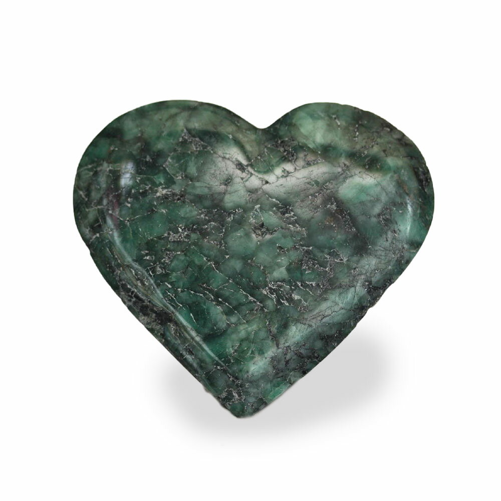 【よりどり10%OFF】エメラルド ハート 磨き石 原石 産地 ブラジル Emerald 翠玉 緑玉 5月 誕生石 天然石 鉱物 1点もの 現品撮影 EMH-15