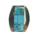 【クーポンで10%OFF】ターコイズ ペンダントトップ 金具 シルバー925 Turquoise トルコ石 12月 誕生石 ジュエリー アクセサリー 天然石..