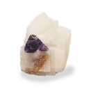【クーポンで10%OFF】フローライト入り カルサイト 原石 産地 ブラジル Calcite 方解石 Fluorite 蛍石 フロースパー 天然石 鉱物 1点もの 現品撮影 FC-10