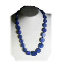 【クーポンで10%OFF】ラピスラズリ ネックレス 金具 シルバー lapis lazuli 瑠璃 12月 誕生石 天然石 鉱物 ジュエリー アクセサリー 1点もの 現品撮影 RAPN-13