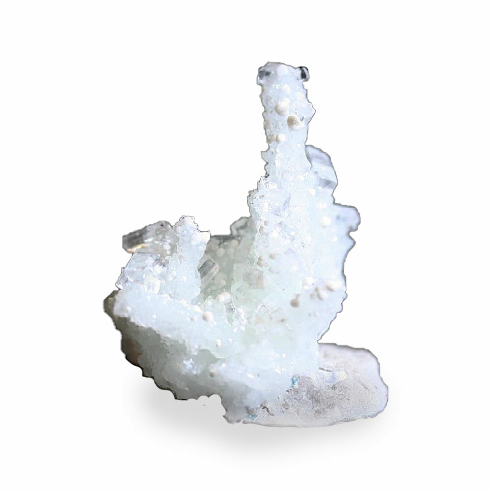【クーポンで10%OFF】アポフィライト 原石 apophyllite 魚眼石 天然石 鉱物 1点もの 現品撮影 APY-20