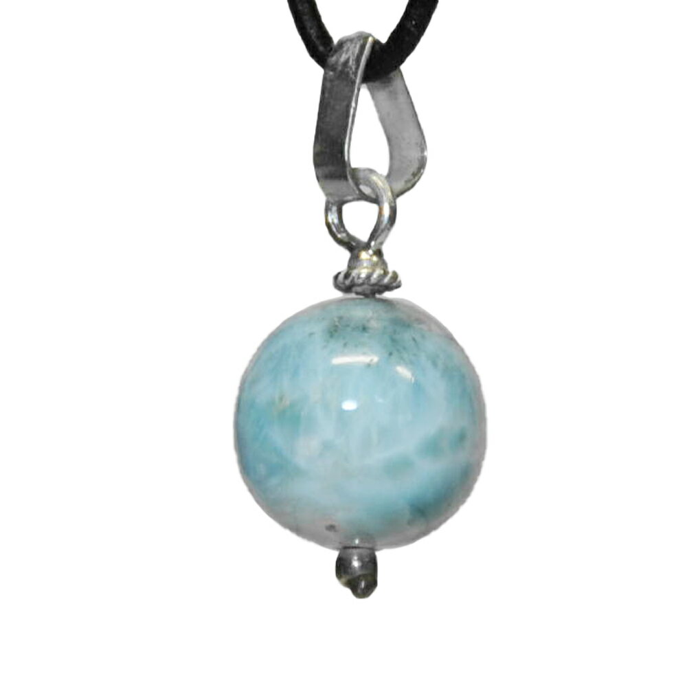 【クーポンで10%OFF】ラリマー ペンダントヘッド 金具 シルバー925 産地 ドミニカ共和国 larimar pectolite ラリマール ペクトライト ..