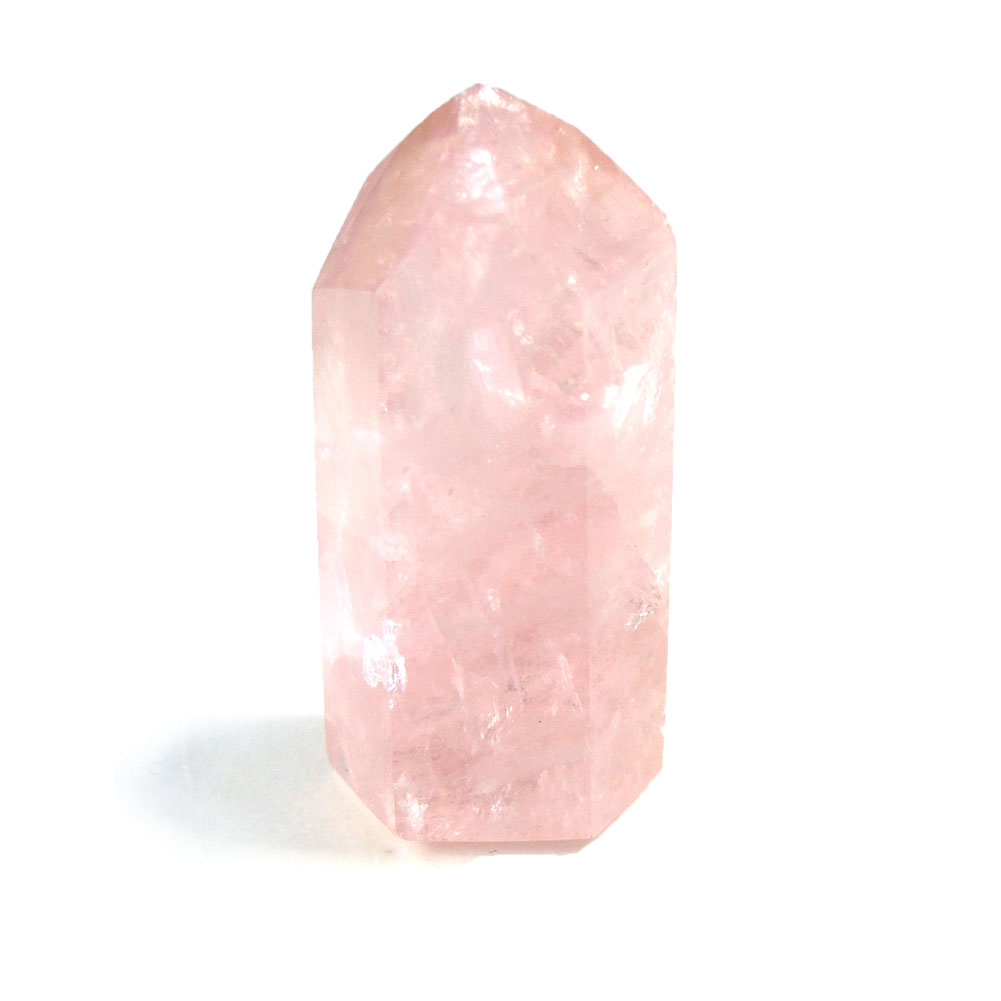  クーポンで10%OFF ローズクォーツ ポイント 原石 産地 ブラジル Rose Q...