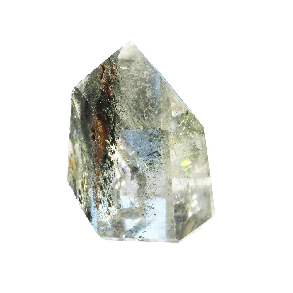 【クーポンで10%OFF】グリーンファントムクォーツ マスタークリスタル 産地 ブラジル Phantom Quartz 幻影水晶 幽霊水晶 ゴーストクリスタル 天然石 鉱物 1点もの 現品撮影 SGAG-186