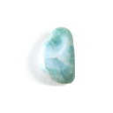 【クーポンで10%OFF】ラリマー ビーズ ペンダントトップ 穴あき larimar pectolite ラリマール ペクトライト ソーダ珪灰石 1点もの 現品撮影 LAS-71