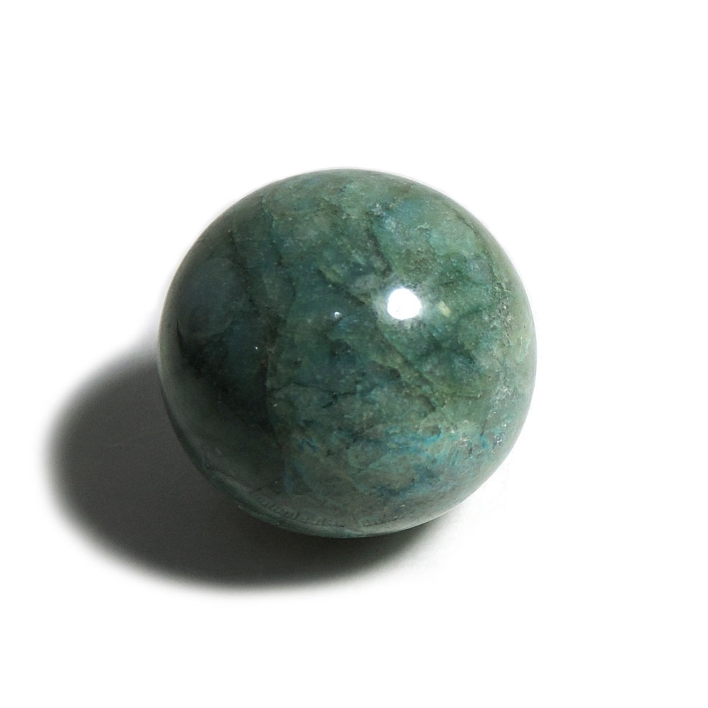 【クーポンで10%OFF】クリソコラ スフィア 丸玉 ボール 産地 ペルー Chrysocolla 珪孔雀石 天然石 鉱物 1点もの 現品撮影 CHBB-27