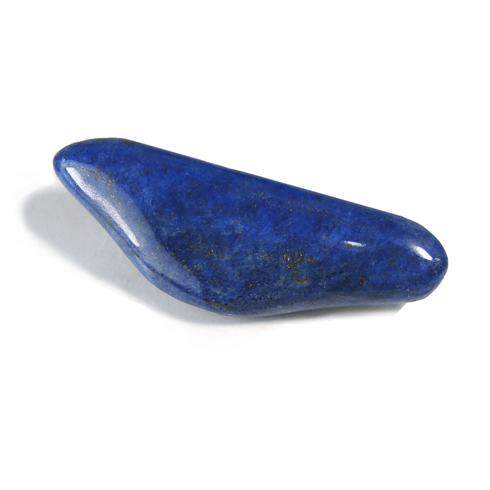 【クーポンで10%OFF】ラピスラズリ 磨き石 握り石 指圧棒 ツボ押し ヒーリングワンド lapis lazuli 瑠璃 12月 誕生石 天然石 鉱物 1点もの 現品撮影 LAPIW-2