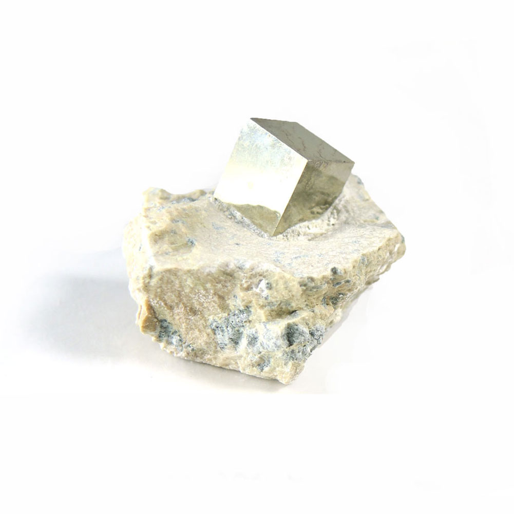 【クーポンで10%OFF】母岩付き パイライト 原石 pyrite 黄鉄鉱 愚者の黄金 天然石 鉱物 1点もの 現品撮影 PYBB-12