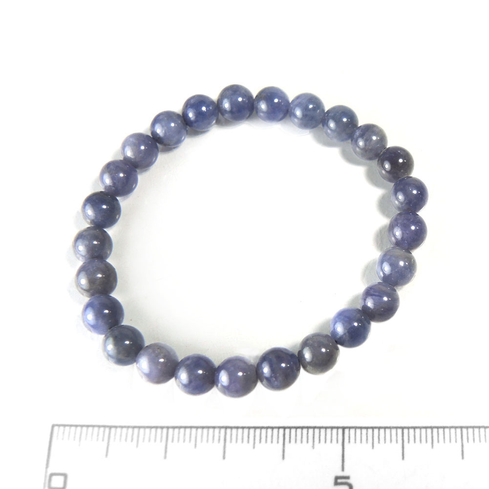 【クーポンで10%OFF】タンザナイト ブレスレット 産地 タンザニア tanzanite 灰簾石 かいれん石 黝簾石 ゆうれん石 zoisite ゾイサイト 12月 誕生石 ジュエリー アクセサリー 1点もの 現品撮影 TANB-22