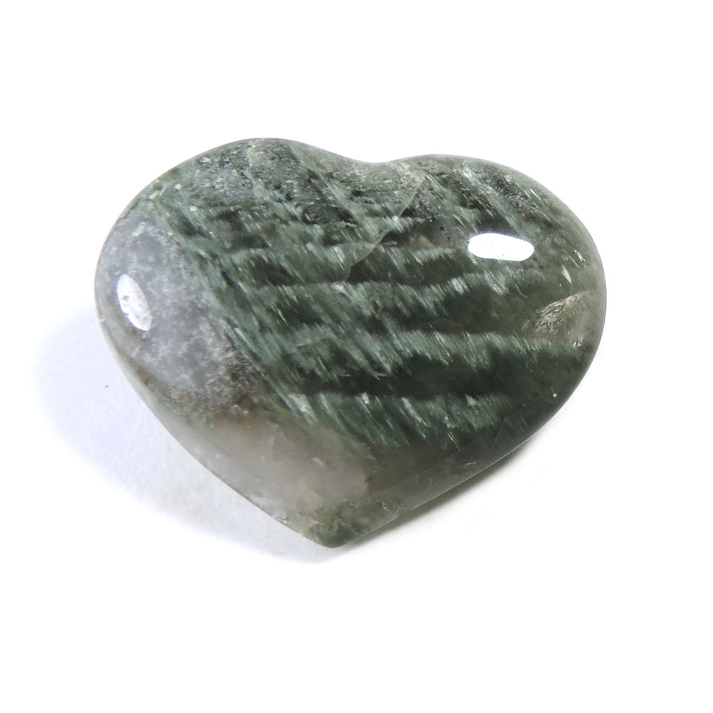 【クーポンで10%OFF】セラフィナイト（Seraphinite）天然石 ハート THET-2