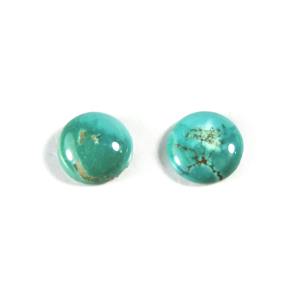  クーポンで10%OFF ターコイズ ルース 2個セット Turquoise トルコ石 12...