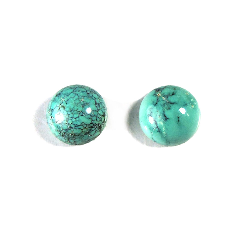  クーポンで10%OFF ターコイズ ルース 2個セット Turquoise トルコ石 12...