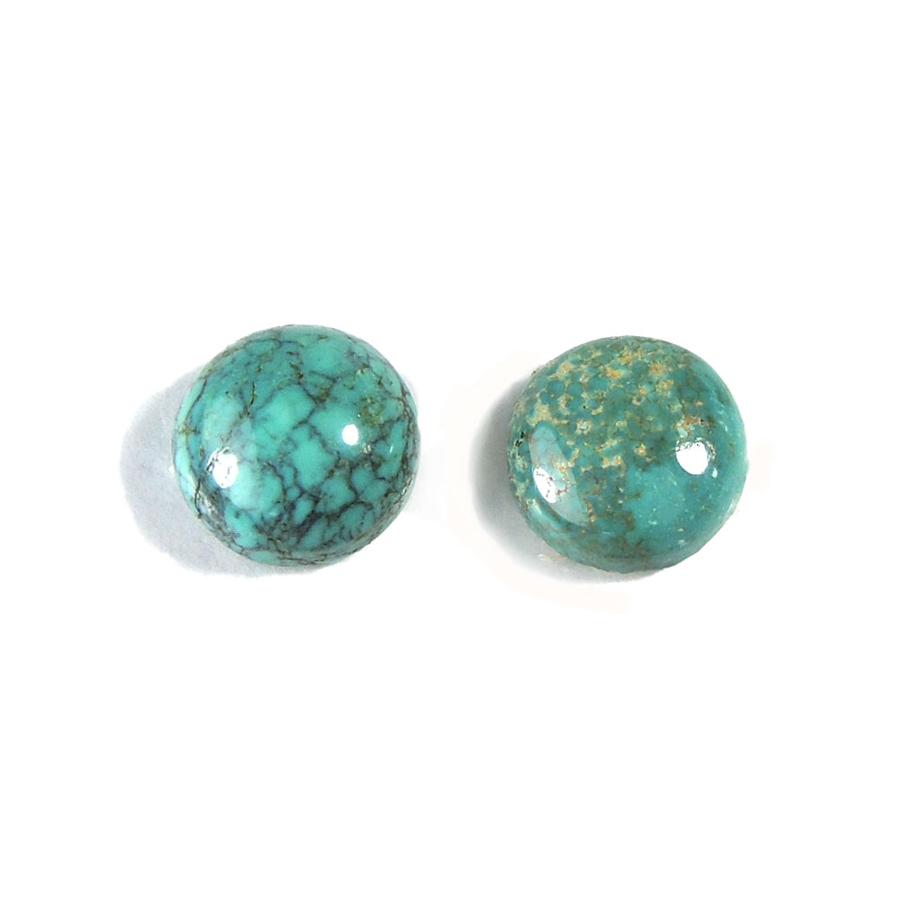  クーポンで10%OFF ターコイズ ルース 2個セット Turquoise トルコ石 12...