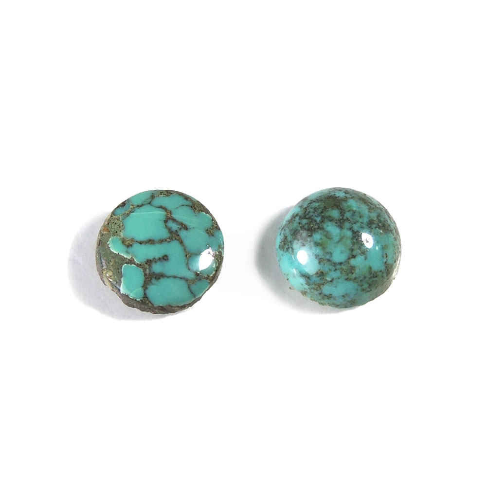  クーポンで10%OFF ターコイズ ルース 2個セット Turquoise トルコ石 12...