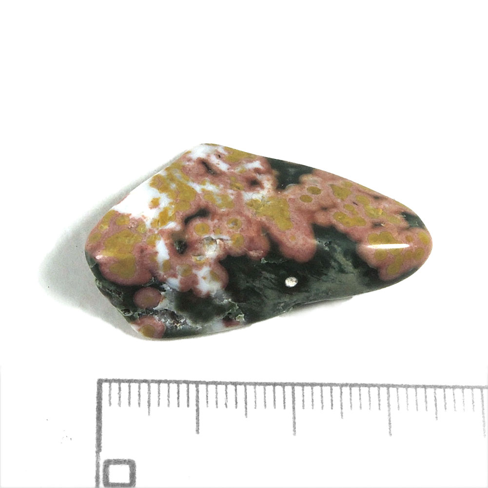 【クーポンで10%OFF】オーシャンジャスパー 磨き石 ポリッシュ ダンブル お守り石 1点もの 現品撮影 OCJ-83