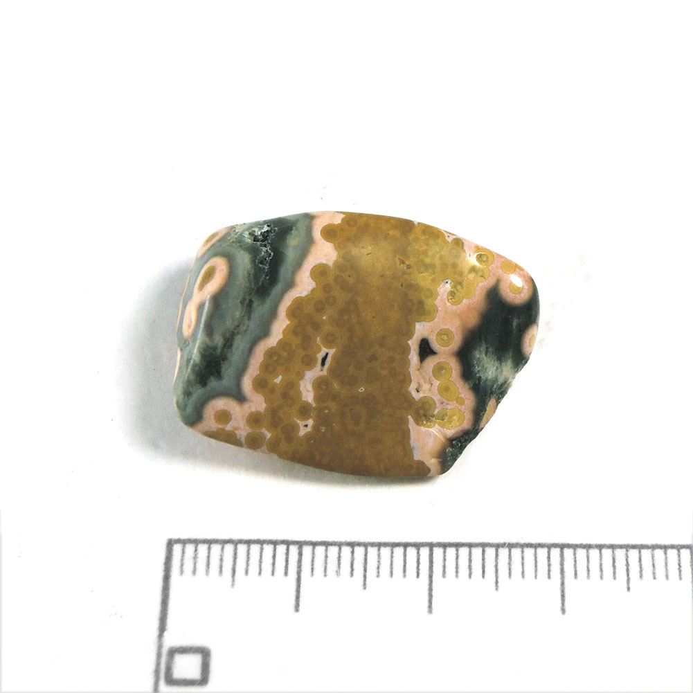 【クーポンで10%OFF】オーシャンジャスパー 磨き石 ポリッシュ ダンブル お守り石 1点もの 現品撮影 OCJ-80