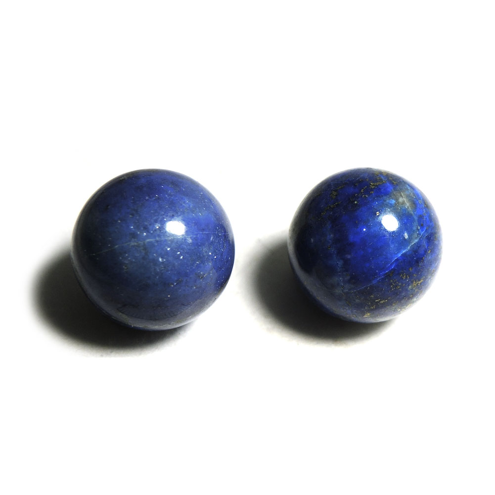  クーポンで10%OFF ラピスラズリ スフィア 丸玉 ボール 2個セット 産地 ...
