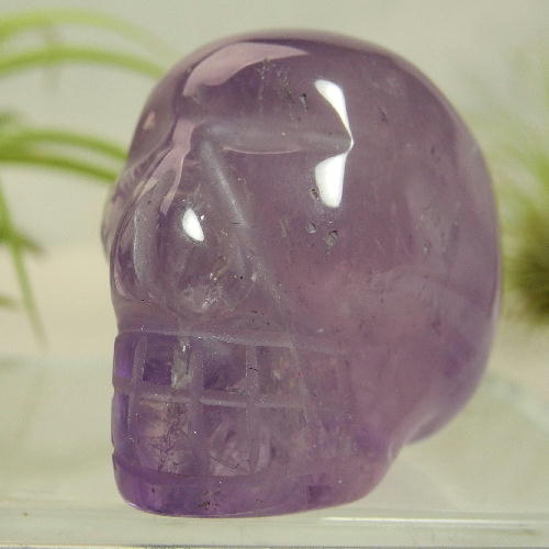 【クーポンで10%OFF】スカル アメジスト 産地 ブラジル Amethyst アメシスト 紫水晶 2月 誕生石 天然石 鉱物 1点もの 現品撮影 SKS-9