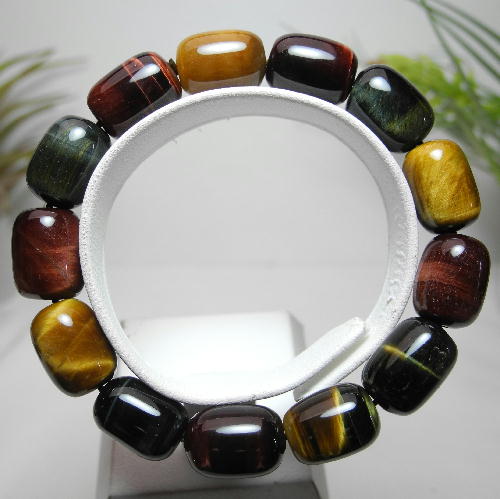 【クーポンで10%OFF】タイガーアイ バングルタイプ ブレスレット Tiger's eye 虎目石 虎眼石 ジュエリー アクセサリー 天然石 鉱物 1点もの 現品撮影 TIB-15
