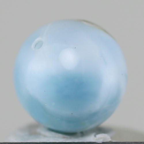  クーポンで10%OFF ラリマー ビーズ 丸玉 12.5mm 穴あき larimar pectol...