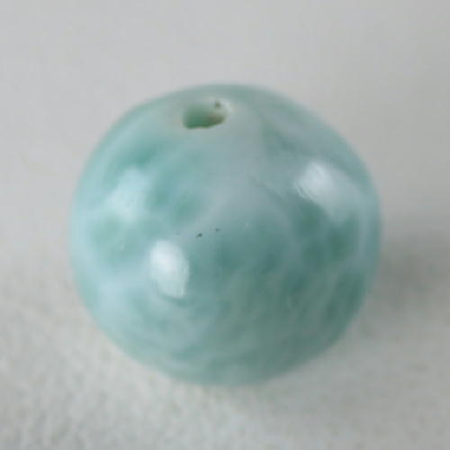  クーポンで10%OFF ラリマー ビーズ 丸玉 8.3mm 穴あき larimar pectoli...