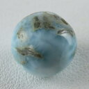 【クーポンで10%OFF】ラリマー ビーズ 丸玉 10.5mm 穴あき larimar pectolite ラリマール ペクトライト ソーダ珪灰石 1点もの 現...