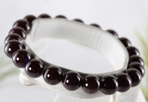 【クーポンで10%OFF】ガーネット ブレスレット 8.5mm garnet 柘榴石 紅榴石 ざくろ石 1月 誕生石 天然石 鉱物 ジュエリー アクセサリー 1点もの 現品撮影 GARB-8