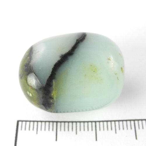 【クーポンで10%OFF】アンデスブルーオパール 磨き 産地 ペルー opal 蛋白石 キューピットストーン 10月 誕生石 天然石 鉱物 1点もの 現品撮影 AOB-88