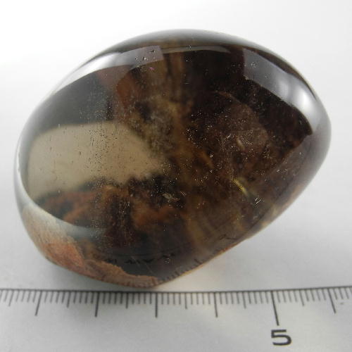 【クーポンで10%OFF】ガーデンクォーツ オーバル レンズ磨き 産地 ブラジル Garden Quartz 庭園水晶 苔入り水晶 クローライト水晶 天然石 鉱物 1点もの 現品撮影 GO-119