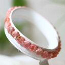 【クーポンで10%OFF】インカローズ ブレスレット rhodochrosite ロードクロサイト inca rose 菱マンガン鉱 天然石 鉱物 ジュエリー アクセサリー 1点もの 現品撮影 CHB-5