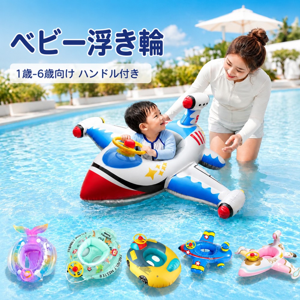 浮き輪 子供 足入れ プール 浮き輪 赤ちゃん 足入れ フロート 男の子 女の子浮き輪 足入れ キッズ浮き輪 ハンドル付…