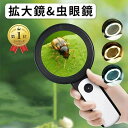 【楽天スーパーSALE全商品 P10倍!】楽天1位! 即納 光学的に30倍拡大鏡 LEDライト付きルーペ 高倍率虫眼鏡 手持ち拡大レンズ 調光可能なLEDライト 読書用ルーペ 昆虫観察 宝石鑑定用ルーペ 精密作業用拡大鏡 軽量デザイン ギフト向けルーペ スタイリッシュな拡大鏡