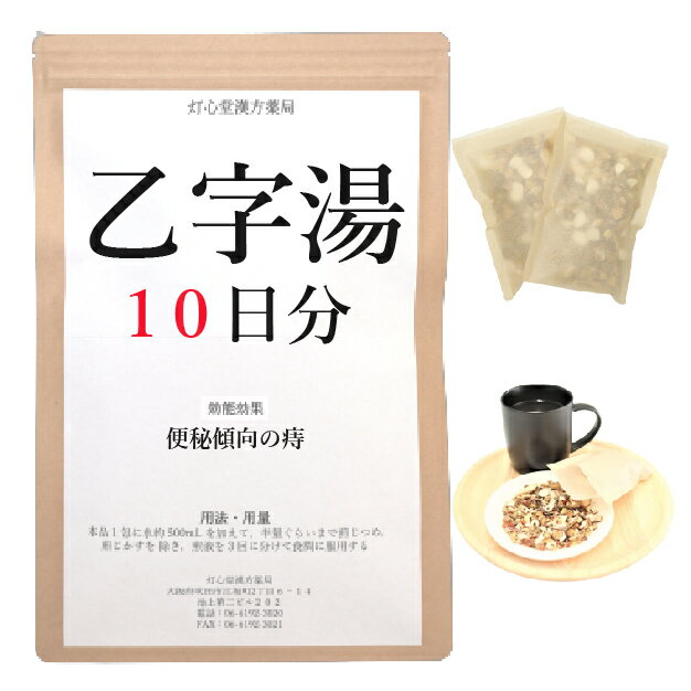 乙字湯 10日分(10包) 煎じ薬 便秘きみの痔 薬局製剤 漢方薬 オツジトウ おつじとう