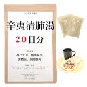 辛夷清肺湯 20日分(20包) 煎じ薬 鼻づまり 慢性鼻炎 蓄膿症 副鼻腔炎 薬局製剤 漢方 シンイセイハイトウ しんいせいはいとう