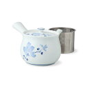波佐見焼 辻が花 SS特大急須 Φ11×10.5cm 600ml はさみ焼 磁器 SS茶こし付き スーパーステンレストレーナー 茶器 お茶 煎茶 緑茶 HASA...