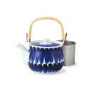 波佐見焼 刷毛目 SS4号土瓶 Φ11.5×10cm 600ml ほうじ茶 番茶 お茶 きゅうす 約4人分 花柄 茶器 どびん 通販 楽天 日本茶 煎茶 マジッ...