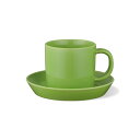 波佐見焼 グッドデザイン賞受賞 Common コーヒー C&S 180ml グリーン 緑 コーヒーカップ 緑 磁器 ソーサー付き カフェ 珈琲 通販 楽天 ギフト 贈り物 HASAMI おしゃれ
