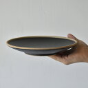 波佐見焼 玄(くろ) マット 玉フルーツ皿 黒 Φ17cm お皿 うつわ 丸い プレート デザート サラダ 陶器 はさみ焼 正月
