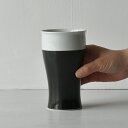 波佐見焼 smart350 カップ 黒 400ml ビール ドリンクカップ 酒器 母の日 父の日 贈り物 お酒 コップ敬老の日