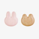 【在庫限り】波佐見焼 わかるのうさぎとくま 豆皿2個セット インテリア かわいい 人気 贈り物 ギフト ポーセリンズ The Porcelains 大図まこと 送料無料