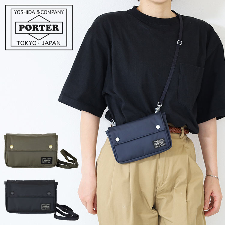 【最大14倍 11/20(日)エントリー&Rカード】ポーター リバティー ショルダーポーチ PORTER LIBERTY SHOULDER POUCH お財布ポシェット ショルダーウォレット 835-16504