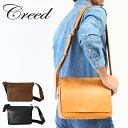 クリード 革バッグ メンズ 【20日限定!最大P35倍】クリード ワックスヴィンテージ ショルダーバッグ 371c758 Creed WAX VINTAGE フラップショルダーS レザーショルダー 革 正規品 プレゼント