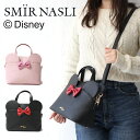 サミールナスリ ミニー バッグ ショルダーバッグ 2way ミニバッグ ハンドバッグ SMIR NASLI Disney Silhouette Wallet Bag MINNIE ディズニー ミニーちゃん ミニーマウス ミニボストン 011313319 ミッキー ディズニーランド シー プレゼント - カバンの店 東西南北屋