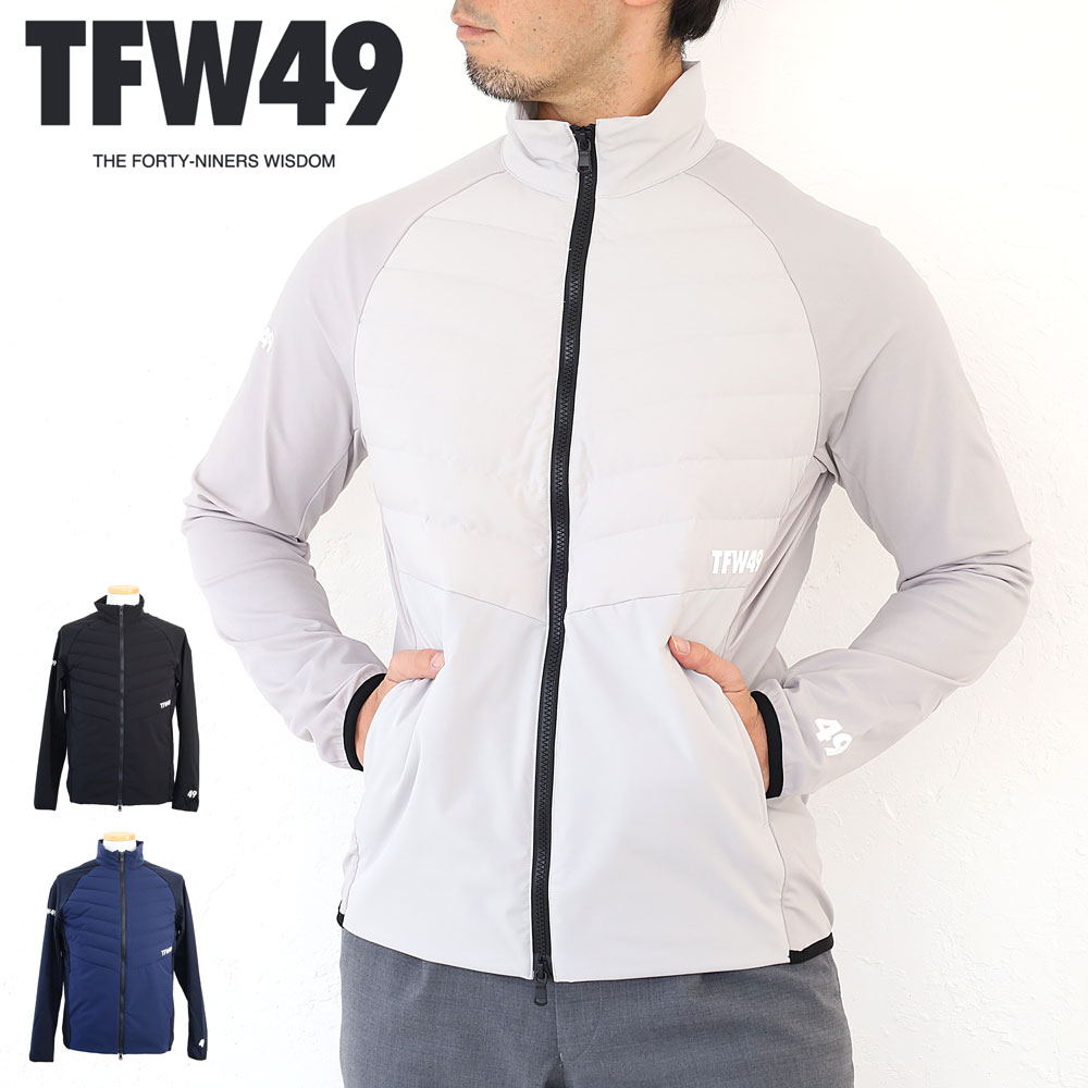 楽天カバンの店　東西南北屋【5月18日限定!最大P37倍】TFW49 SHIELD WARMER BLOUSON シールド ウォーマー ブルゾン ゴルフ ゴルフウェア アパレル ジャケット アウター トップス ストレッチ 撥水 ダウン 軽量 ブランド メンズ 男性 旅行 出張 新生活 社会人 新生活 t042320015