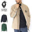 【11/26迄エントリーで19倍確定】V12 ヴィトゥエルブ ゴルフ TAPE JKT メンズ ナイロン ジャケット トップス ゴルフウェア 軽量 テープ ロゴ...